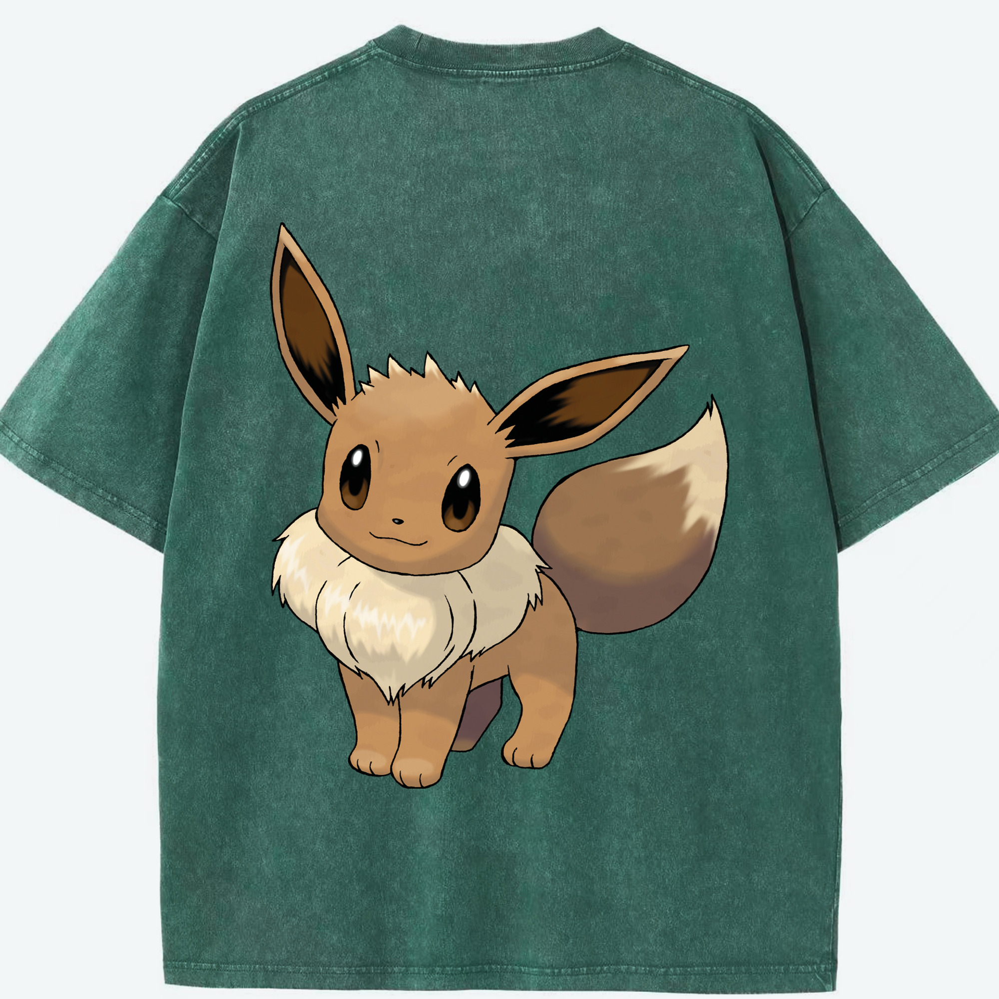 （画像用） ポケットモンスター Pokémon 綿100% ヴィンテージ風 半袖Tシャツ（背面プリント）